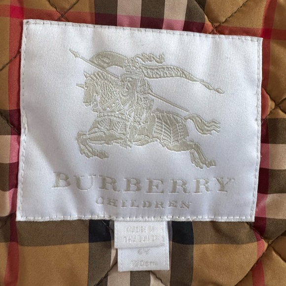 Burberry Quilted Jacket in Olive Green size 6 - Picture 7 of 9